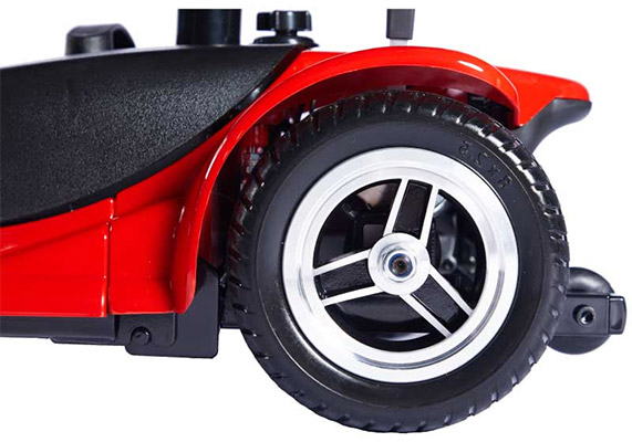 Anti-Tip Rear Wheel of Zip R Roo Mobility