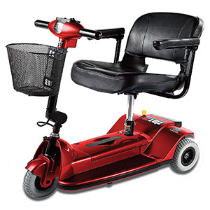 Red variant of Zipr Scooter