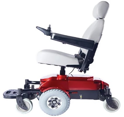Zipr Mantis Power electric wheelchair with six wheels