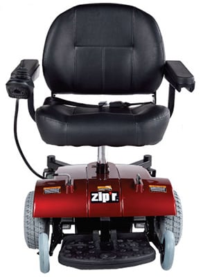 Zipr PC Power Electric Wheelchair facing to the front