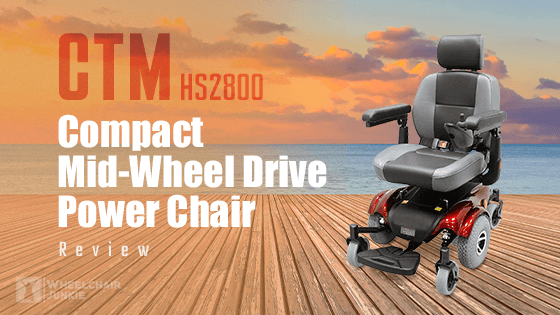 CTM HS2800 Compact Mid-Wheel Drive Power Chair Review 2022