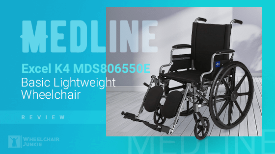 Medline Excel K4 MDS806550E Basic Lightweight Wheelchair Review 2023