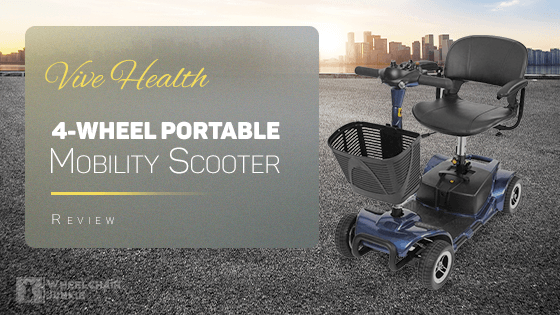 Vive Health 4-Wheel Portable Mobility Scooter Review 2022