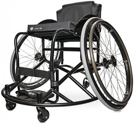 Rightfront of RGK Multi Sport Wheelchair