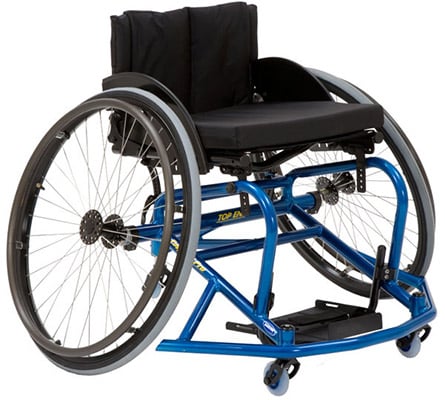 Leftfront of Top End Pro Basketball Wheelchair