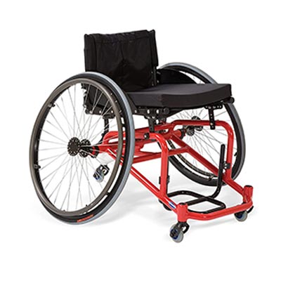 Top End Pro Sport Wheelchair with a Red frame