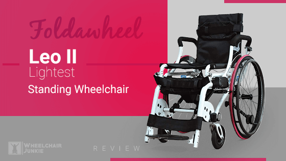 Foldawheel Leo II Lightest Standing Wheelchair Review 2023