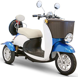 Blue variant of EW-11 Sport Scooter