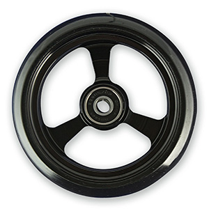 Black Frog Legs soft-roll narrow wheels