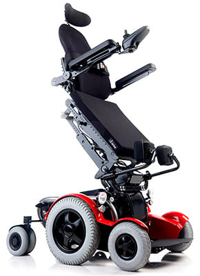 Levo C3 Wheelchair in a straight position