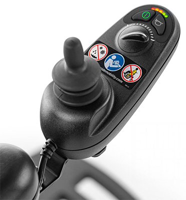 Joystick controller of an electric wheelchair