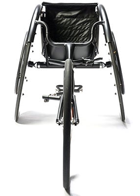 Carbonbike-USA R1 Racing Wheelchair with a tubular front tire