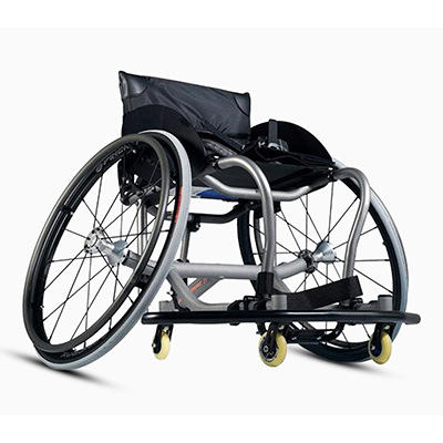 Quickie All Court Basketball wheelchair with a titanium frame