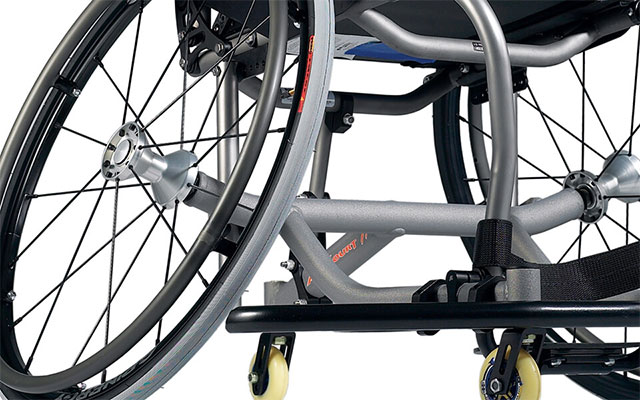 Lower part of the Sports Wheelchair by Quickie 