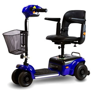 Blue variant of Shoprider Scootie Mobility Scooter