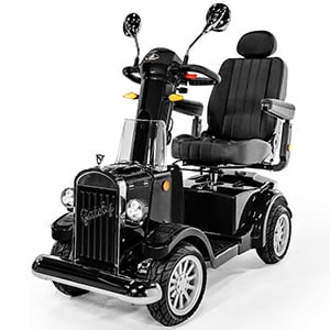 Black variant of the Gatsby X Vintage Mobility Scooter 