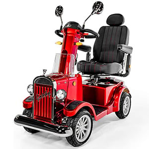 Red variant of the Gatsby Scooter