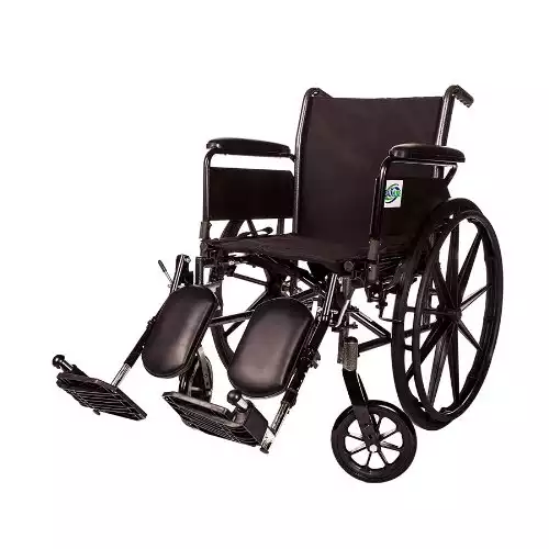 Healthline Trading Lightweight Folding Wheelchair