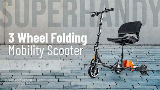 SuperHandy 3 Wheel Folding Mobility Scooter Review 2022
