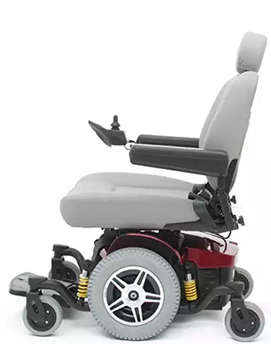 Jazzy 614 HD Power Chair by Pride Mobility (Candy Apple Red)