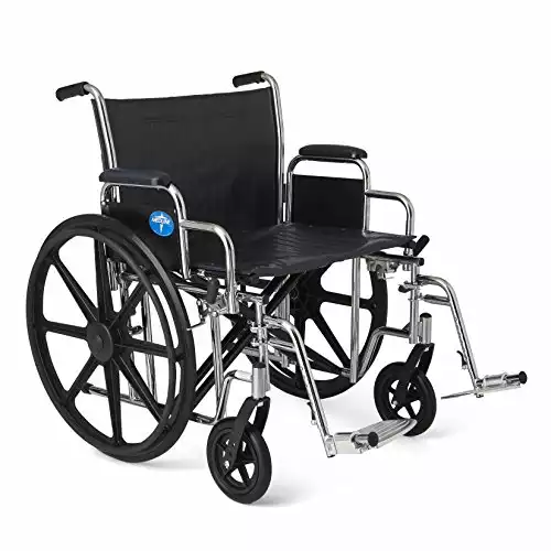 Medline MDS806900 Excel Extra-Wide Wheelchair
